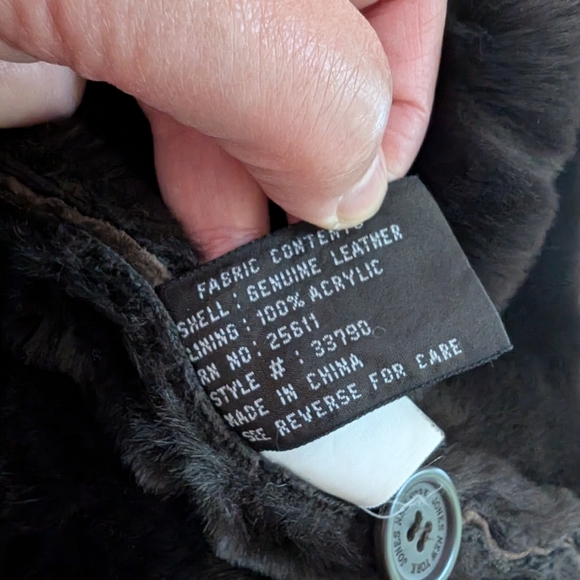 Jones New York Brown Suede Jacket sz 10 - Picture 6 of 7